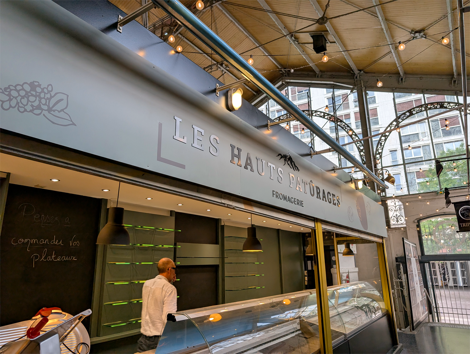 Enseigne fromagerie Halles de Grenoble