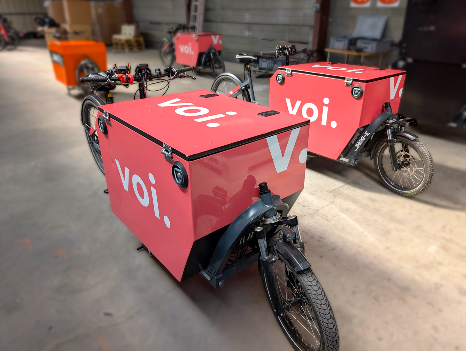 Covering - vélo cargo électrique 